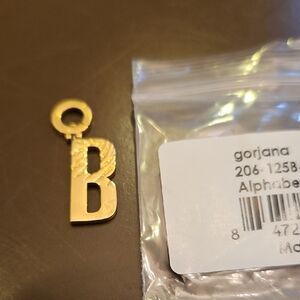 Gorjana Gold Letter B Charm